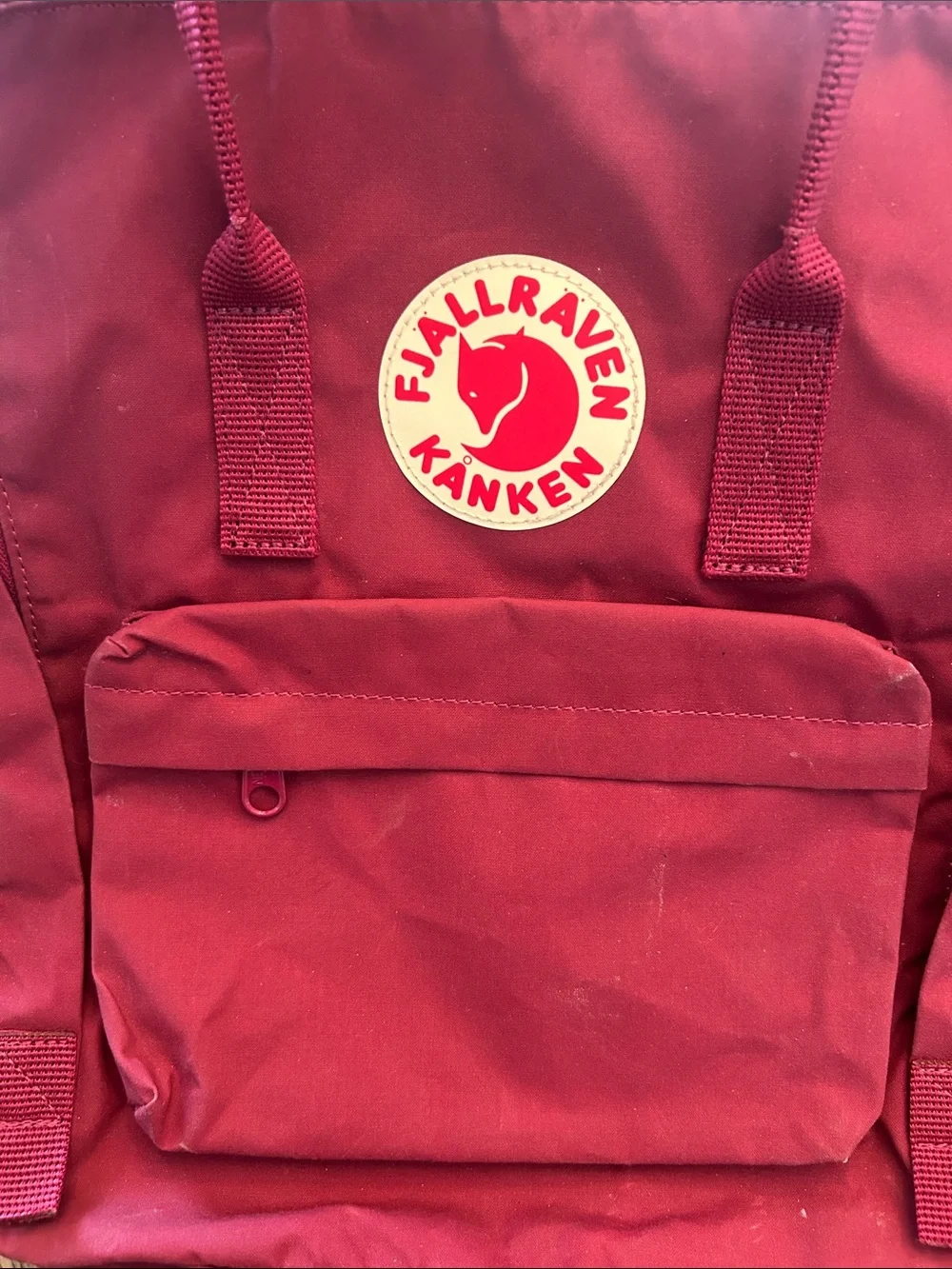 Fjallraven Kanken Backpack in Deep Raspberry
